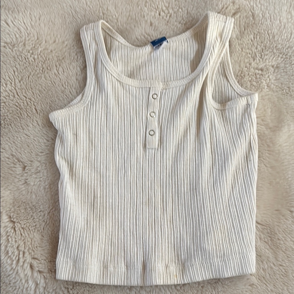 Little Girls Ribbed Tank 🌵S (6/7)